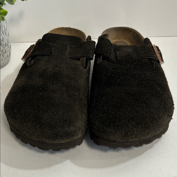Birkenstock Black Suede Clogs - Picture 5 of 16